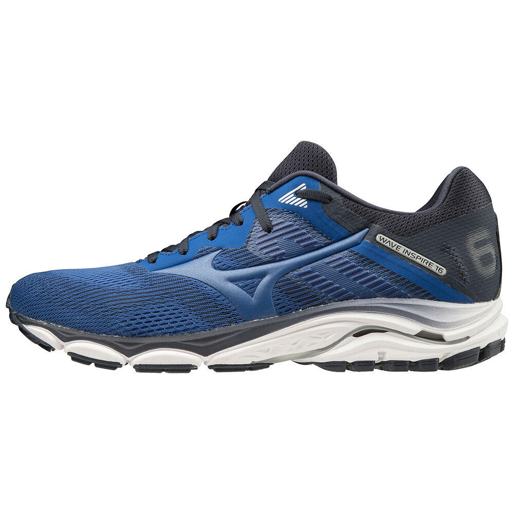 Zapatillas Running Mizuno Wave Inspire 16 Hombre Azules/Azul Marino Outlet FXTA-07546